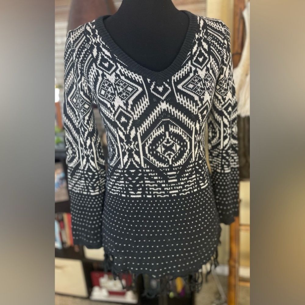 Nurture by Lamaze Black and White Knit Fabric
